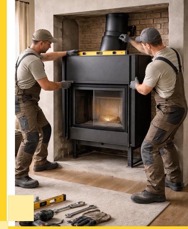 Установка каминных топок в Карпинске под ключ от 18482 р. | ЭриданКпн