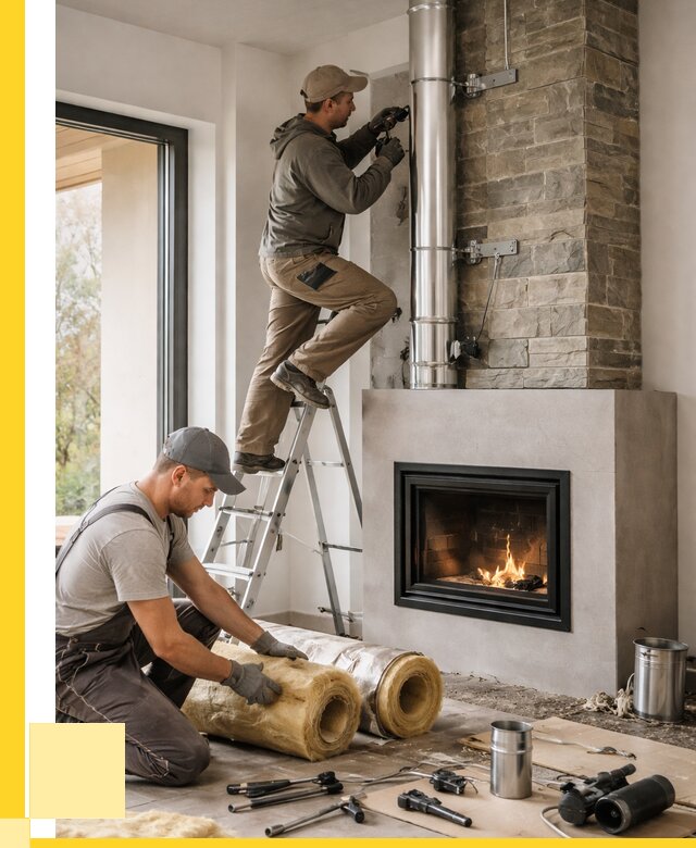 Монтаж дымоходов для каминов в Карпинске от 15402 р. ЭриданКпн