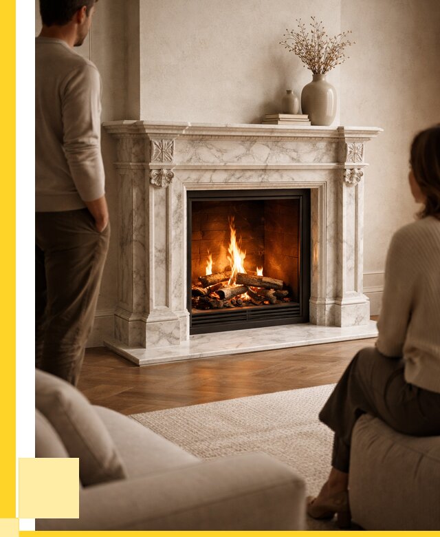 Мраморные камины под ключ в Карпинске от 256700 р. | ЭриданКпн