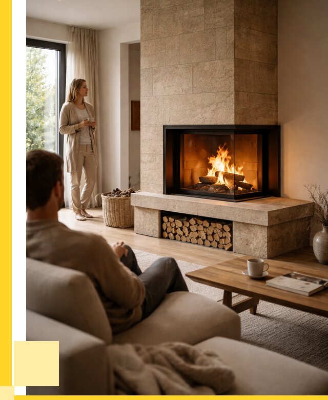 Угловые камины из кирпича установка в Карпинске от 154020 р. ЭриданКпн