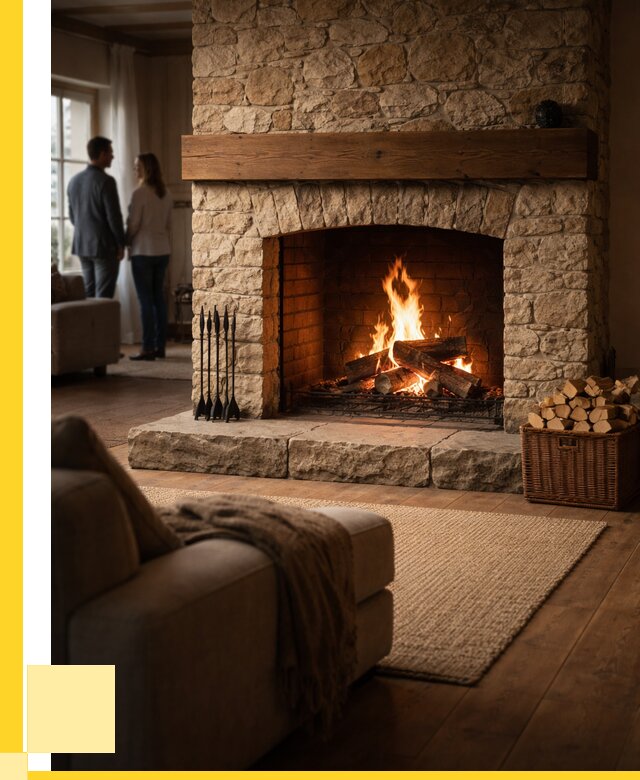 Открытые камины под ключ в Карпинске от 154020 р. ЭриданКпн