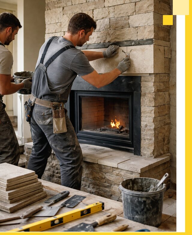 Проектирование и установка открытых каминов в Карпинске