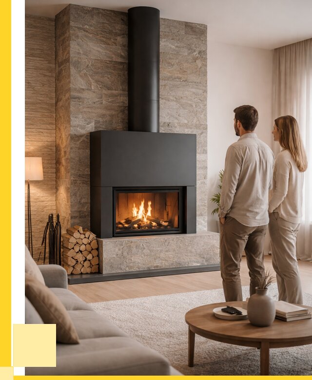 Закрытые камины под ключ в Карпинске от 123216 р., ЭриданКпн