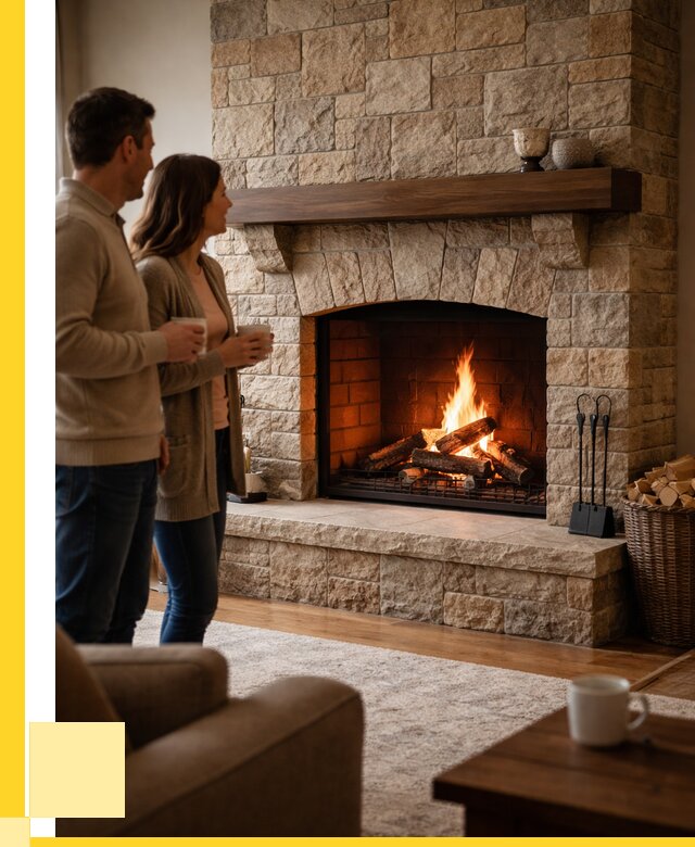 Каменные камины на заказ в Карпинске от 184824 р. | ЭриданКпн