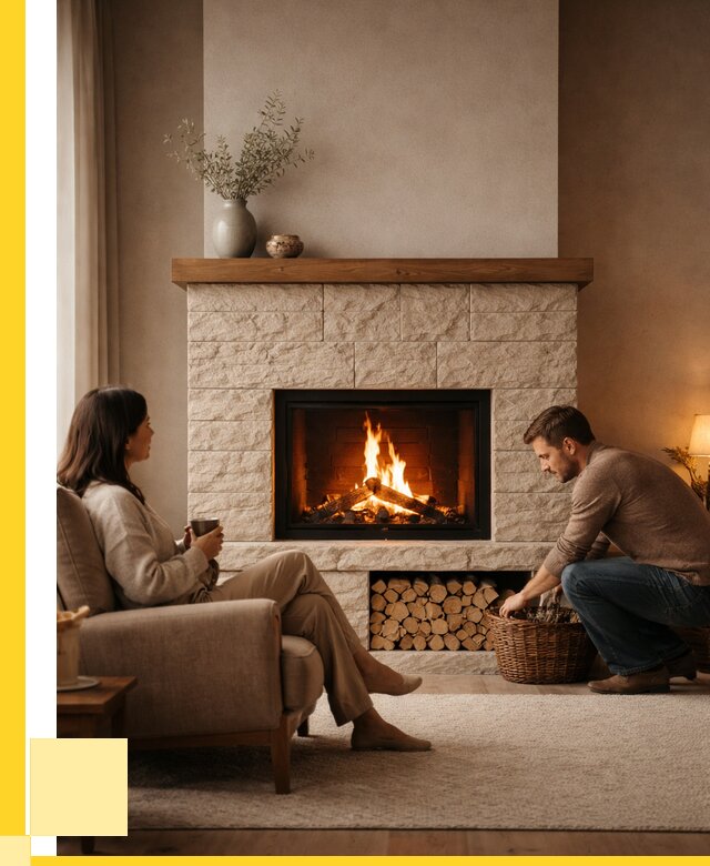 Камины для дома в Карпинске под ключ от 154020 р. | ЭриданКпн