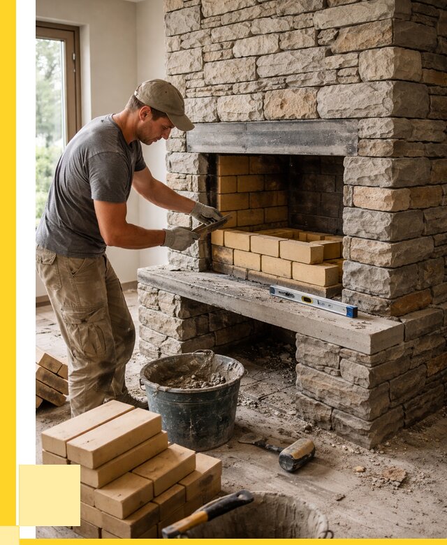 Кладка каминов и камина в Карпинске от 25670 р. ЭриданКпн