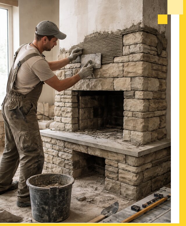 Строительство каминов под ключ в Карпинске от проектирования до монтажа