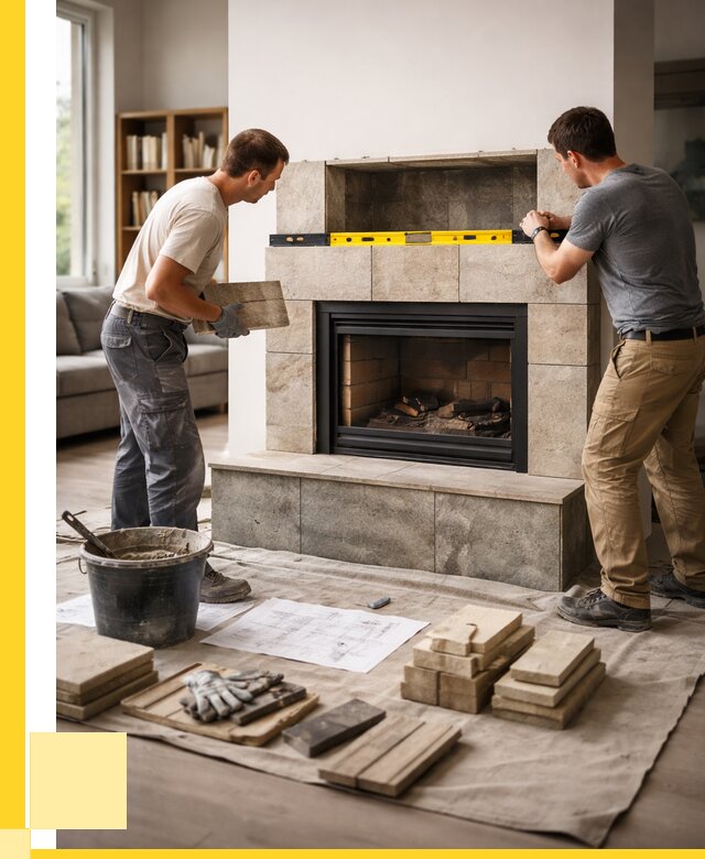 Монтаж каминов и установка в Карпинске от 46206 р. | ЭриданКпн