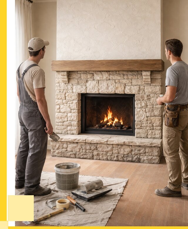 Отделка каминов в Карпинске от 6674 р. под ключ | ЭриданКпн