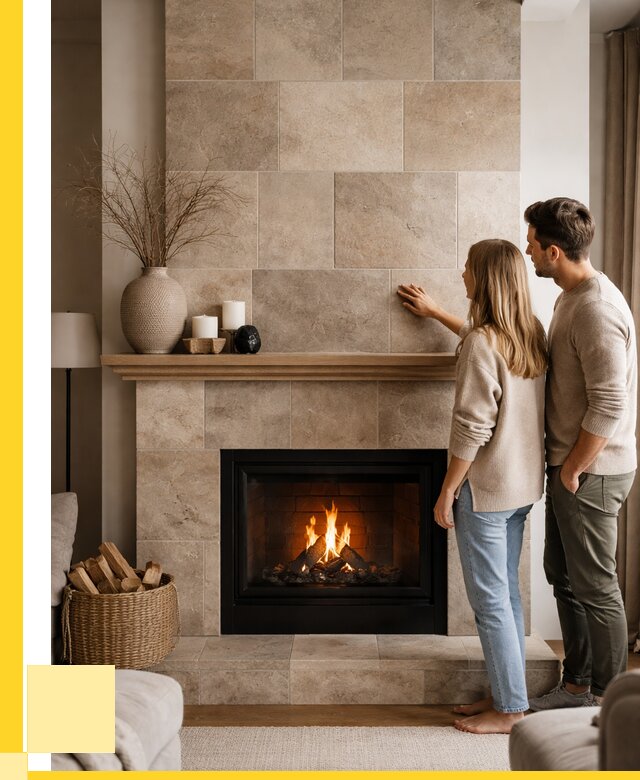 Облицовка каминов керамогранитом в Карпинске от 4621 р. | ЭриданКпн