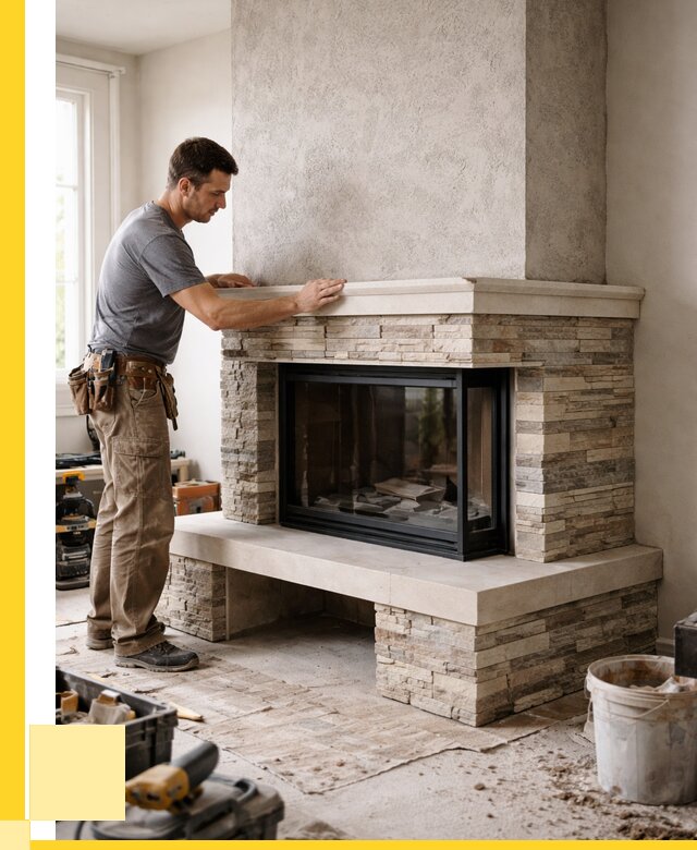 Изготовление каминов под ключ в Карпинске от 154020 р. | ЭриданКпн