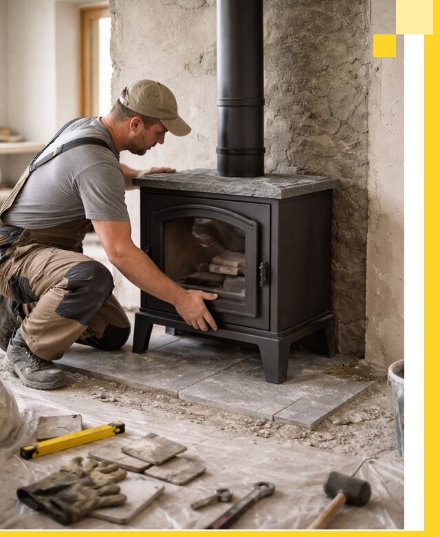 Профессиональный монтаж печей и каминов в Карпинске под ключ