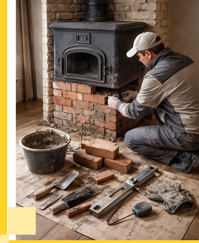 Ремонт печей в Карпинске от 12322 р., услуги печника ЭриданКпн