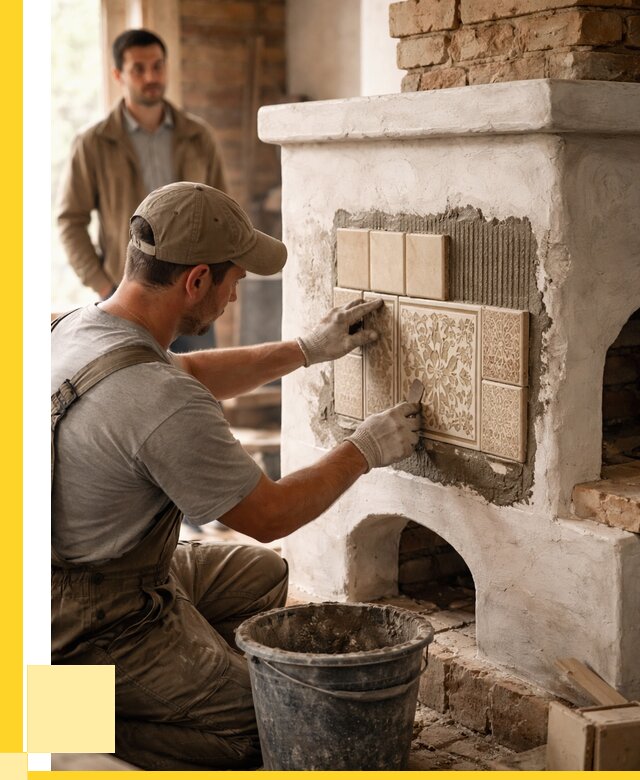 Отделка печей и банных печей в Карпинске от 35938 р. | ЭриданКпн