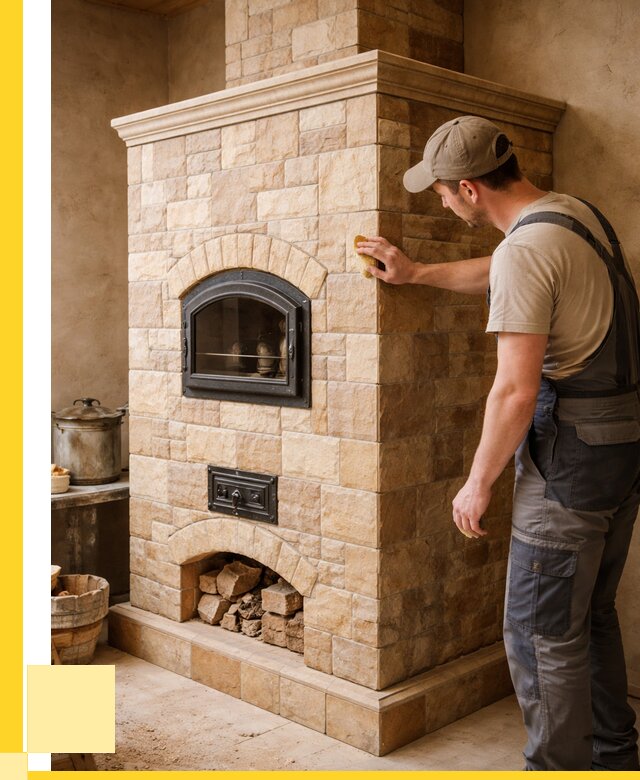 Облицовка печей в Карпинске от 4621 р. под ключ | ЭриданКпн