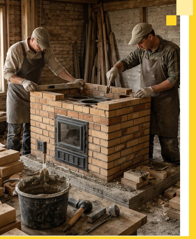 Изготовление и установка варочных печей под ключ в Карпинске