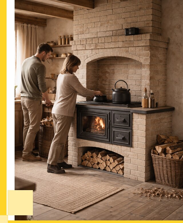 Печи с плитой в Карпинске от 46206 р. | ЭриданКпн — кирпичная печь