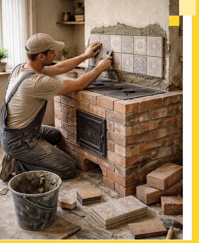 Печи с плитой на заказ монтаж гарантия и сервис в Карпинске