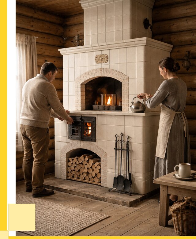 Русские печи в Карпинске: установка от 154020 р. ЭриданКпн