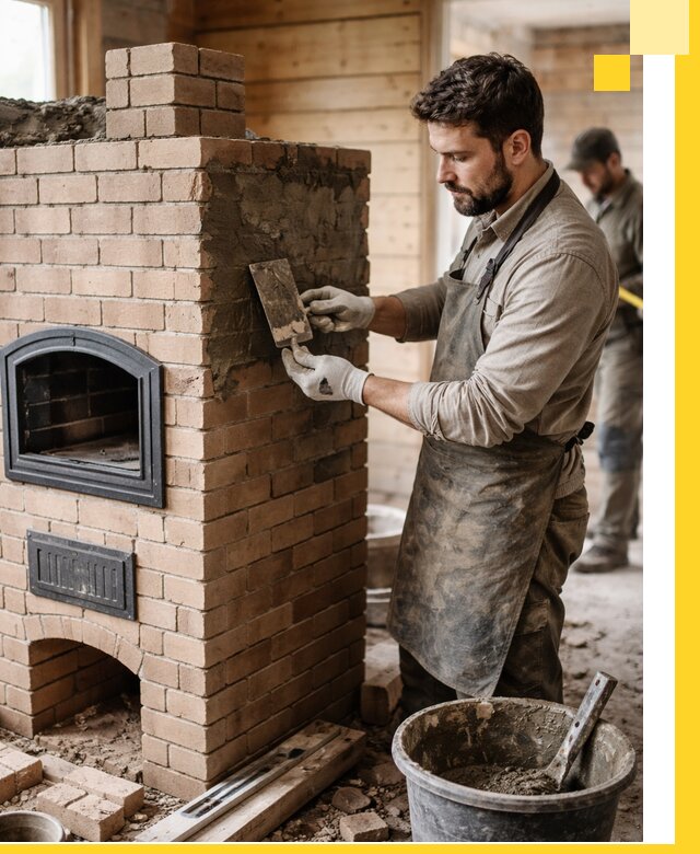 Изготовление и установка печей-шведок под ключ в Карпинске