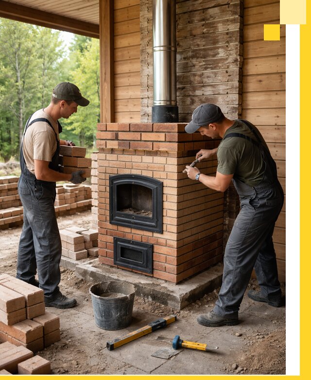 Производство и установка дачных печей под ключ в Карпинске