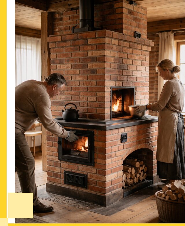 Печи для загородного дома под ключ в Карпинске от 82144 р. | ЭриданКпн