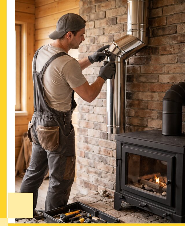 Монтаж дымоходов для печей в Карпинске от 7701 р. | ЭриданКпн