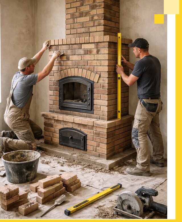 Продажа и установка печей и каминов для дома под ключ в Карпинске