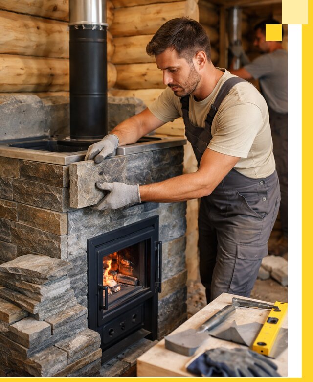 Печи для бани под ключ в Карпинске: изготовление и монтаж