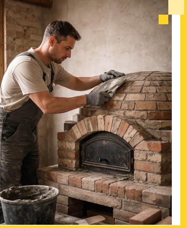 Изготовление и монтаж помпейских печей на заказ в Карпинске