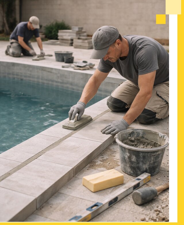 Отделка бассейнов в Карпинске: декоративная отделка и гидроизоляция