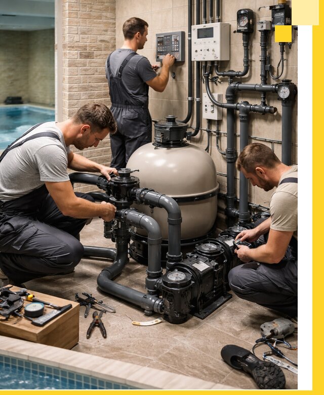 Комплексное оборудование для бассейнов под ключ в Карпинске