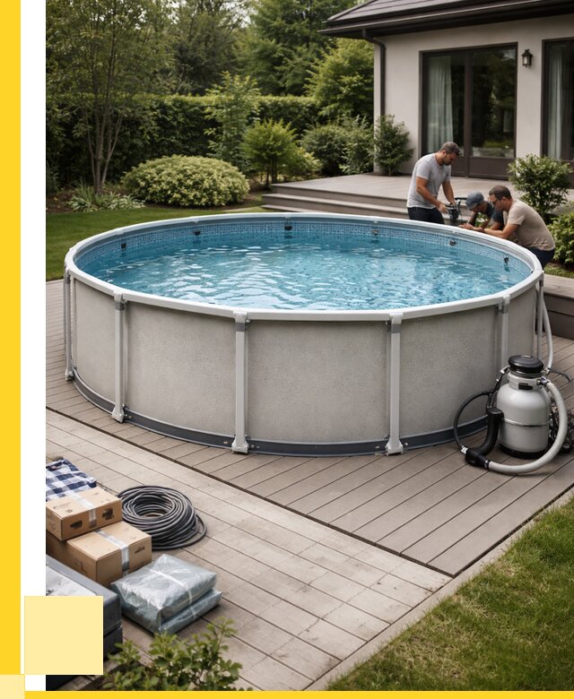 Купить каркасные бассейны в Карпинске от 46206 р. | ЭриданКпн