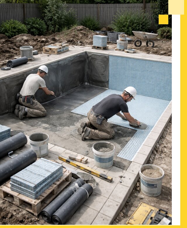 Проектирование и строительство стационарных бассейнов в Карпинске