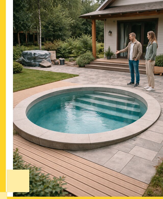 Бассейн на даче под ключ в Карпинске от 205360 р., ЭриданКпн