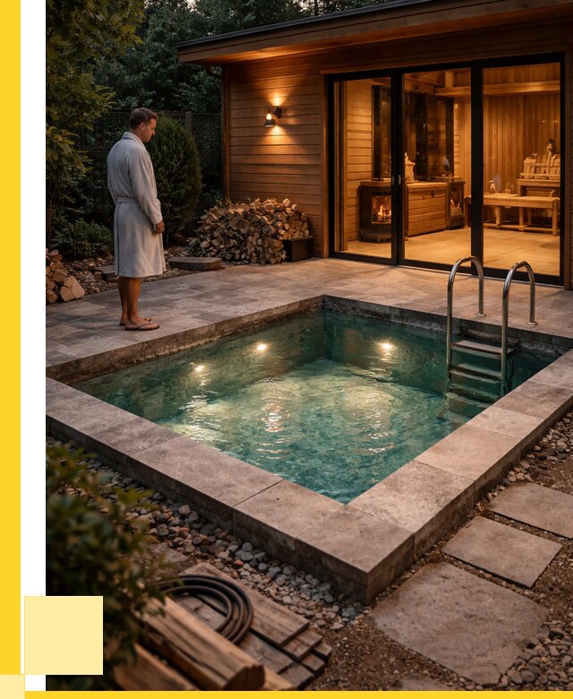 Бани с бассейном под ключ в Карпинске от 97546 р. | ЭриданКпн