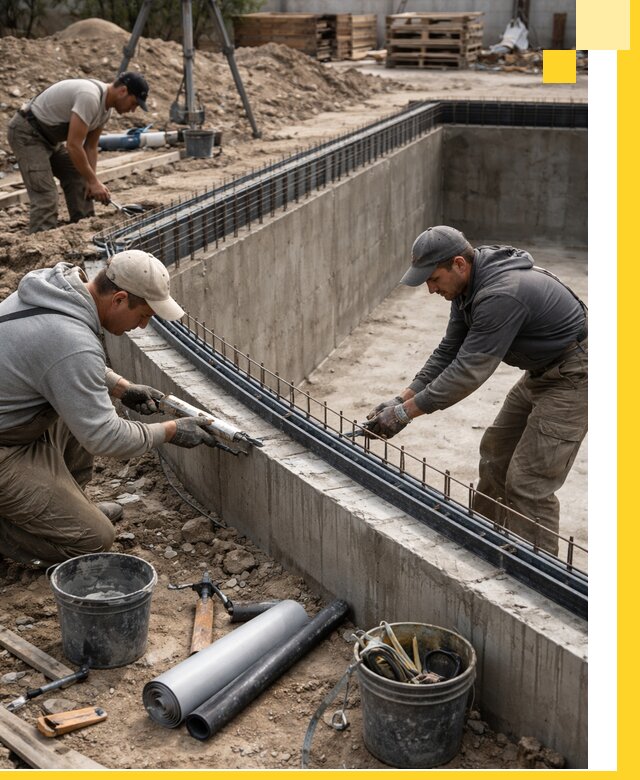 Качественный монтаж чаши бассейна в Карпинске под ключ с гарантией