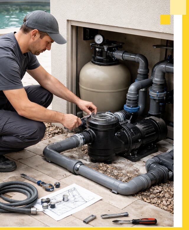 Поставка, монтаж и сервис насосов для бассейнов в Карпинске