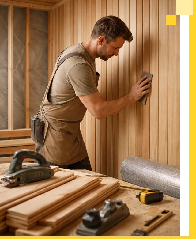 Профессиональная отделка саун и парных под ключ в Карпинске