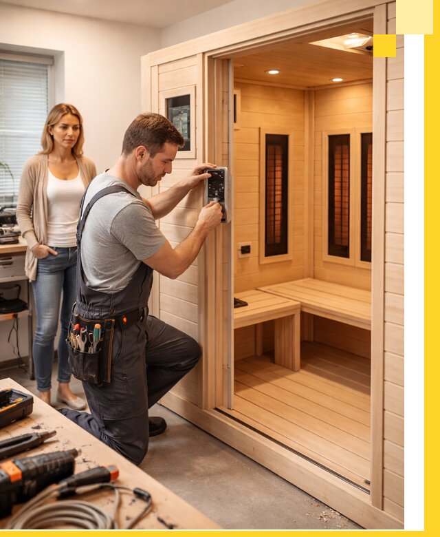 Инфракрасные сауны под ключ в Карпинске продажа и установка