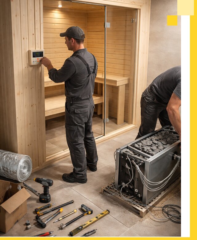 Поставка, установка и монтаж электрических саун в Карпинске