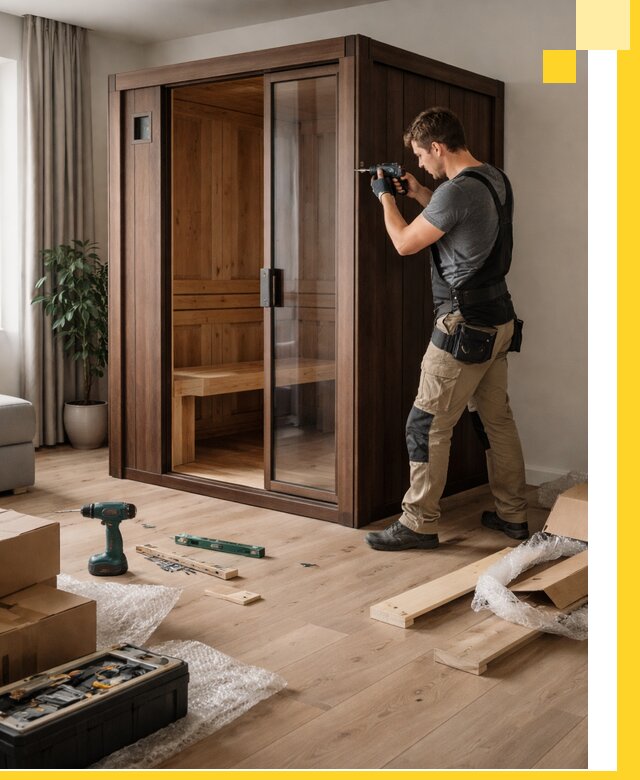 Установка и производство мини саун под ключ в Карпинске