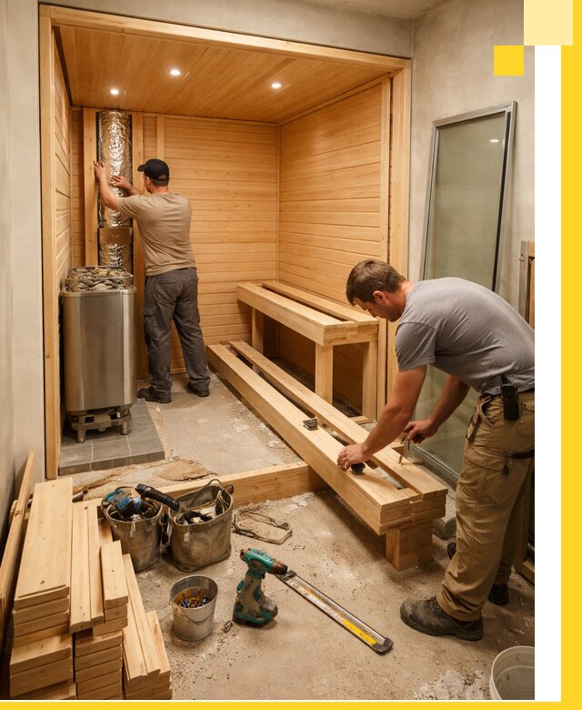 Проектирование и установка домашних саун под ключ в Карпинске