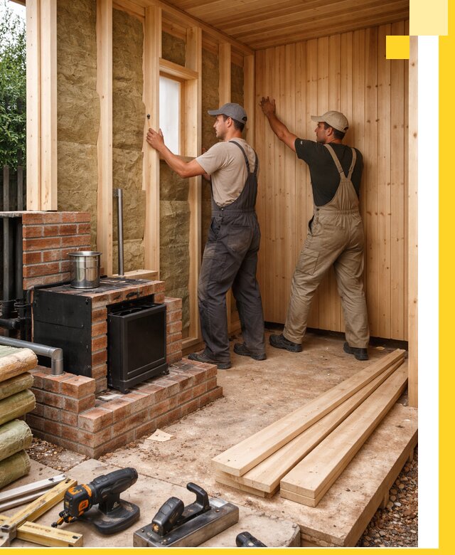 Строительство и установка дачных саун под ключ в Карпинске