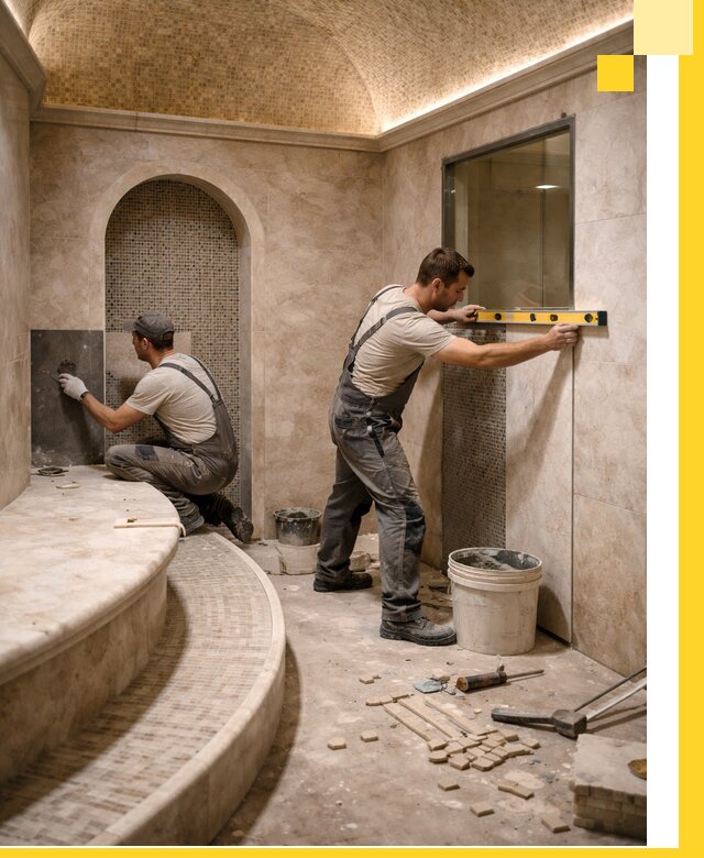 Проектирование и строительство саун с хамамом под ключ в Карпинске