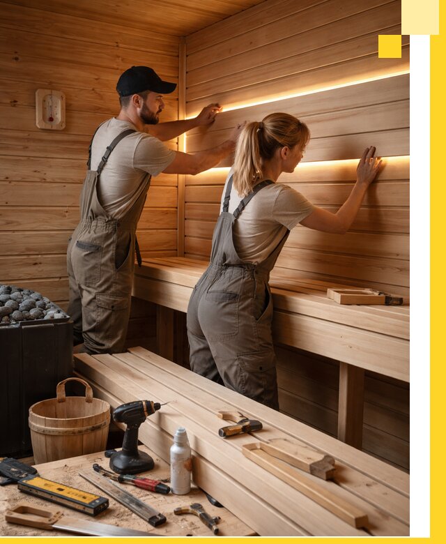 Дизайн саун и бань под ключ с индивидуальным проектом в Карпинске