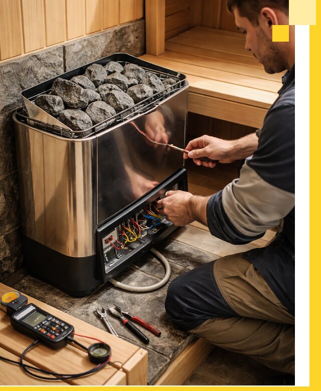 Продажа и установка электрокаменок для саун в Карпинске