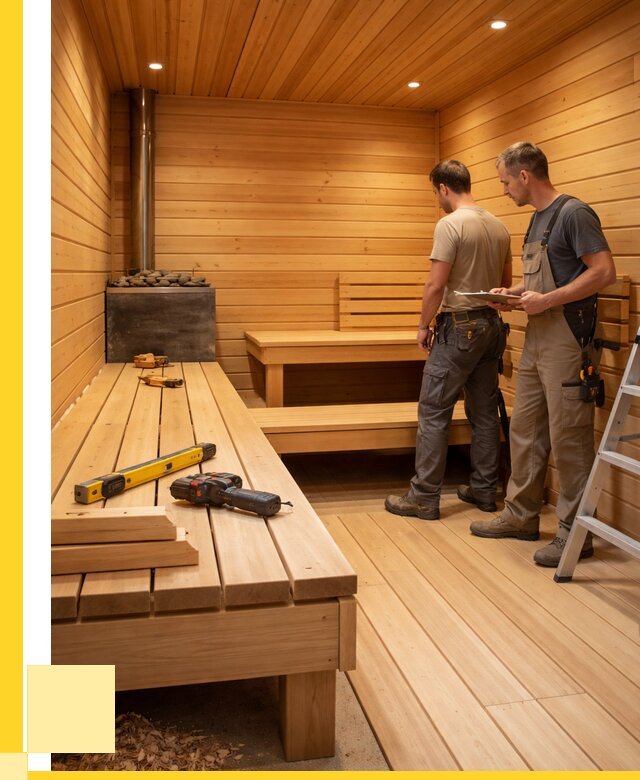 Отделка бань и саун в Карпинске по цене от 4621 р. | ЭриданКпн