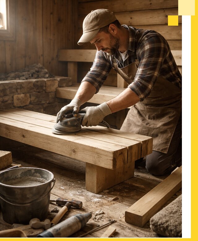 Ремонт бань под ключ в Карпинске с гарантией качества и сроков