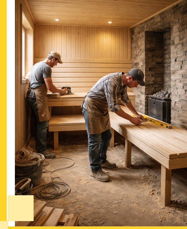 Отделка бани в Карпинске: внутренняя отделка от 3080 р. | ЭриданКпн